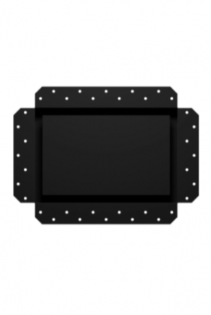 Решетка вентиляционная SGR 300х200 окраш. сталь Matt black ERA